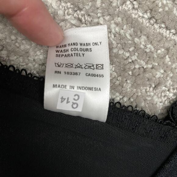 Elomi Cate Bra Womens 38L Black Full Coverage Underwire Plus Size Support - Picture 7 of 8